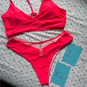 Vibrant Pink Bikini Set